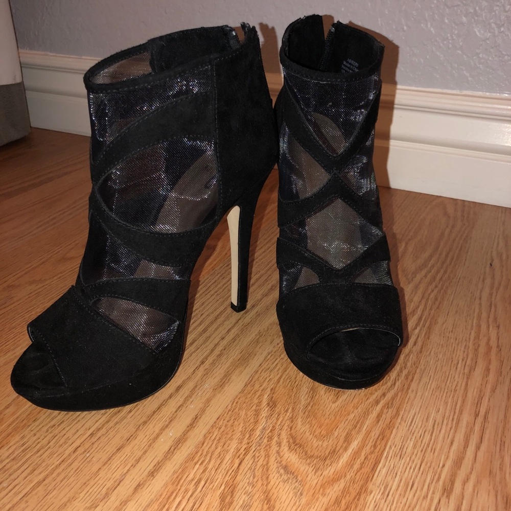 black MIX No.6 heels